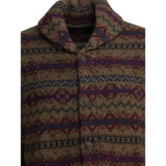 Rrl By Ralph Lauren Wool Cardigan Tag Size M Men - Picture 3 of 4